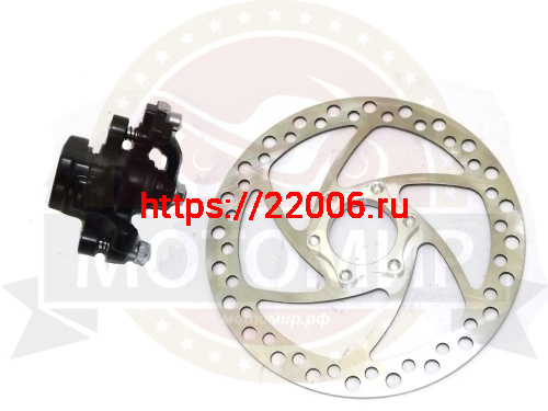 Тормоз дисковый (суппорт F180/R160 + диск 160 мм) DSK-DB03 фото 2 Тормоз дисковый (суппорт F180/R160 + диск 160 мм) DSK-DB03 фото 2