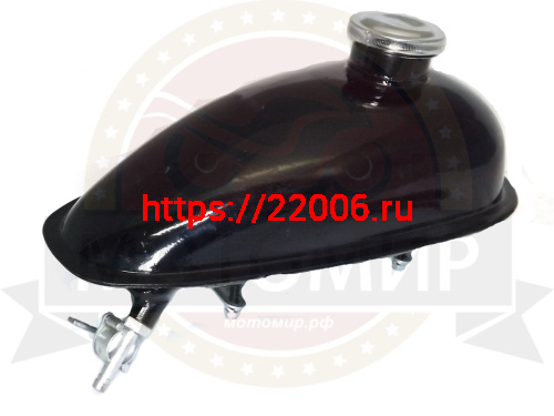 Бензобак Газуля 4 литра черный фото 2