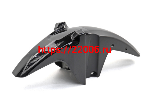 Крыло переднее Alpha ANDES черное глянцевое фото 2 Крыло переднее Alpha ANDES черное глянцевое фото 2