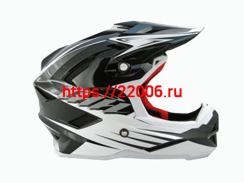 Мотошлем THH T-42 №2 white/black (S) Мотошлем THH T-42 №2 white/black (S)