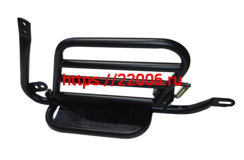 Подножка пассажира с подставкой для багажа VORTEX правая