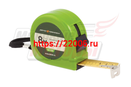 Рулетка "Дело Техники" 8м ширина ленты 25мм (101108) Рулетка "Дело Техники" 8м ширина ленты 25мм (101108)