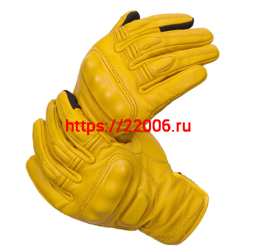 Перчатки SCOYCO (оригинал) MC-154, кожанные желтые, р-р  XL