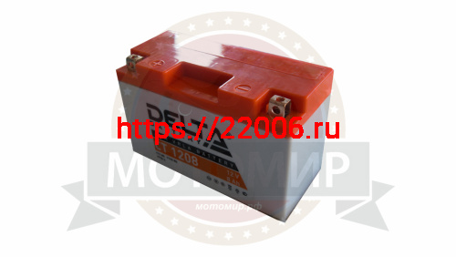 Аккумулятор 12В 8 А/ч, кислотный AGM (Delta CT 1208) (150x66x94) прямая полярность (НАБОР) Аккумулятор 12В 8 А/ч, кислотный AGM (Delta CT 1208) (150x66x94) прямая полярность (НАБОР)