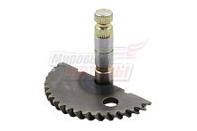 Вал кикстартера 12" с сектором двиг.4х такт.длин.