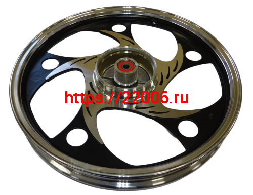 Обод 17" задний литой, барабан. тормоз 1,6-17  Альфа, Дельта, Zodiak  "КОГОТЬ ТИГРА" (610-2) Тип 2 фото 2