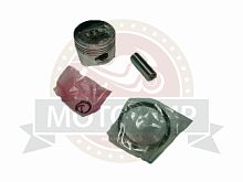 Поршень 50,00 мм 4 такт.скутер 139QMB (GY6) 100cс, (кольца, палец d13мм, стопорн. кольца)