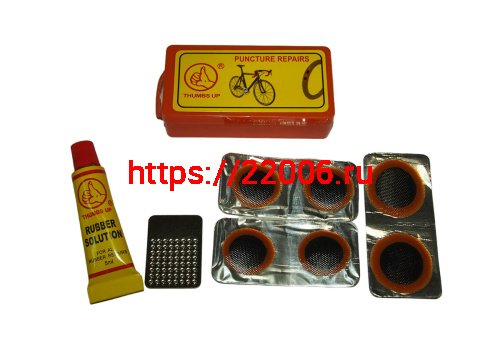 Набор для ремонта шин №3 в маленьком пластиковом кейсе (6 заплаток, клей, шкурка) YP-3205 Набор для ремонта шин №3 в маленьком пластиковом кейсе (6 заплаток, клей, шкурка) YP-3205