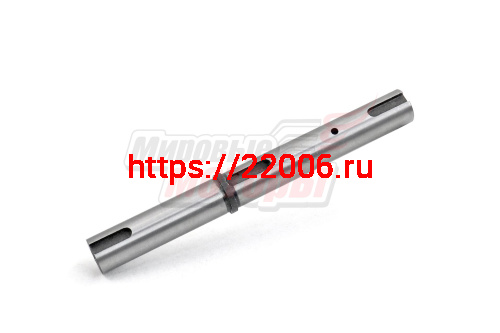 Вал одноопорного кронштейна ведомого шкива мотобуксировщика (d. 25мм, д.230мм) (вал транс. S10501001) Вал одноопорного кронштейна ведомого шкива мотобуксировщика (d. 25мм, д.230мм) (вал транс. S10501001)