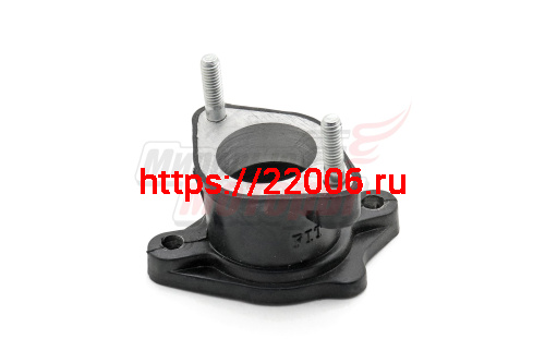 Патрубок карбюратора со шпильками 163FML-2 (200cc),167FMM (250cc) d30 Патрубок карбюратора со шпильками 163FML-2 (200cc),167FMM (250cc) d30