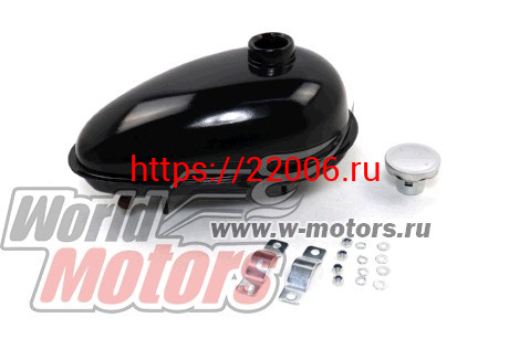 Бензобак F50/F80, 2,5 л, чёрный (с НАРУЖНОЙ резьбой под бензокран) Бензобак F50/F80, 2,5 л, чёрный (с НАРУЖНОЙ резьбой под бензокран)