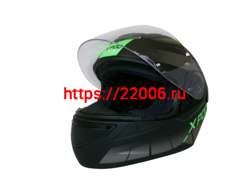 Шлем TVS RACING (Индия) XPOD DULL BLACK NEON GREEN размер L фото 6 Шлем TVS RACING (Индия) XPOD DULL BLACK NEON GREEN размер L фото 6