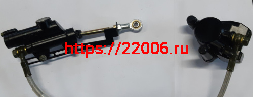 Тормозная система задняя один поршень шланг L-480 мм TTR Тормозная система задняя один поршень шланг L-480 мм TTR