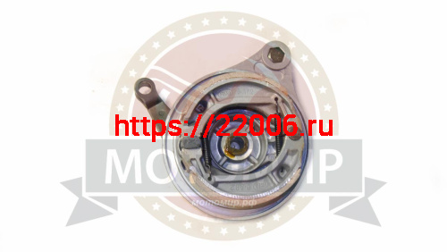 Барабан тормозной задний TRICKLER XY110-17A в сборе с колодками фото 2