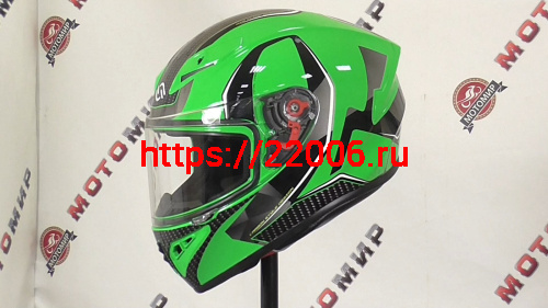 Шлем интеграл SHIRO SH-870 GO, цвет GREEN FLUOR, RED, YELLOW FLUOR размер M (1317) фото 4 Шлем интеграл SHIRO SH-870 GO, цвет GREEN FLUOR, RED, YELLOW FLUOR размер M (1317) фото 4