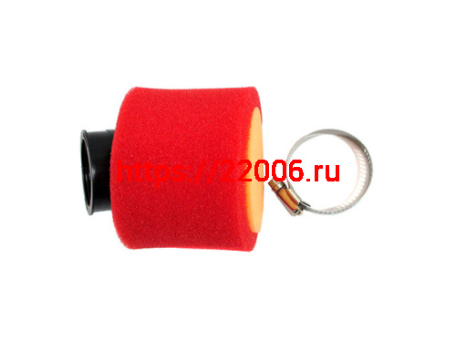 Фильтр воздушный нулевого сопротивления d-42мм 45" PITBIKE (поролон оранжевый) Фильтр воздушный нулевого сопротивления d-42мм 45" PITBIKE (поролон оранжевый)