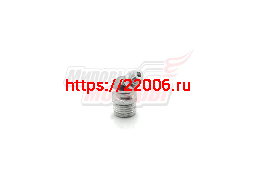 Пресс-масленка М10х1 45 град. 5-18мм, 10,5мм ТРИТО Пресс-масленка М10х1 45 град. 5-18мм, 10,5мм ТРИТО