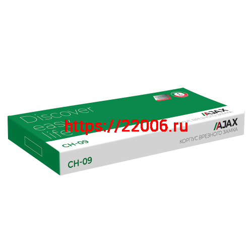 Корпус Ajax (Аякс) врезного замка без ц/механизма CH-09CT фото 2 Корпус Ajax (Аякс) врезного замка без ц/механизма CH-09CT фото 2