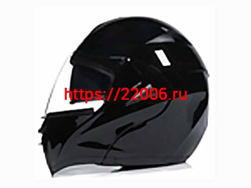 Мотошлем VIRTUE MD-808 трансформер с визором черный (XL) Мотошлем VIRTUE MD-808 трансформер с визором черный (XL)
