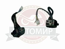 Переключатель SWIFT STREET, EVALUTION, левый+правый, в сборе, черные узкие