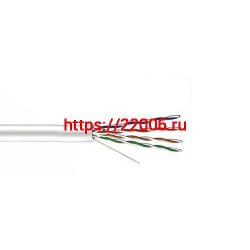 Кабель PLEXUS UTP 4PR 24AWG Cu CAT 5e. PVC (0.45) 305м Кабель PLEXUS UTP 4PR 24AWG Cu CAT 5e. PVC (0.45) 305м