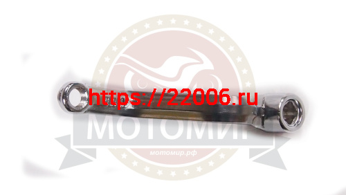 Шатуны Веломотор F50 "Газуля" (изогнутые, ручной стартер) лев.+ прав. со звездой 44 зуб. фото 3