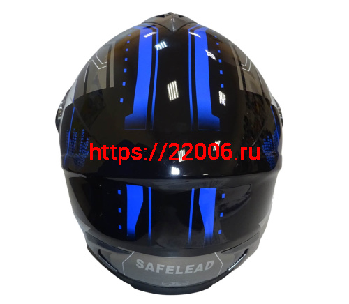 Шлем интеграл "Safelead" HF-122 черный Q162, размер L фото 5 Шлем интеграл "Safelead" HF-122 черный Q162, размер L фото 5
