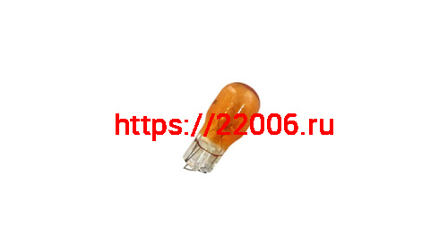 Лампа поворота Т13 12V 10W с цоколем оранжевая CN Лампа поворота Т13 12V 10W с цоколем оранжевая CN