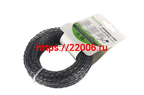 Леска триммерная (2,4*15м) DUAL (квадрат витой с сердечником) Леска триммерная (2,4*15м) DUAL (квадрат витой с сердечником)