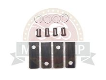 Нож косилки роторной (4 ножа.4 пальца) самозатачивающиеся