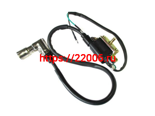 Катушка зажигания TTR125 с металическим надсвечником Катушка зажигания TTR125 с металическим надсвечником