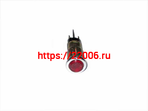 Лампа контрольная круглая красная Лампа контрольная круглая красная