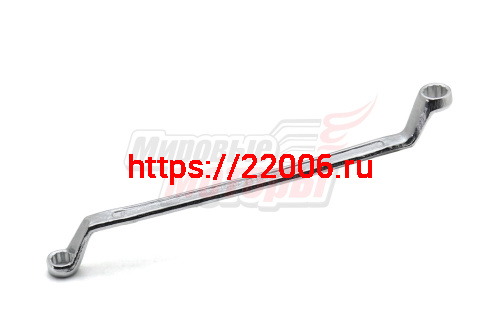 Ключ накидной изогнутый 8х9 Ключ накидной изогнутый 8х9