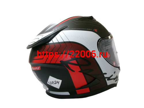 Шлем TVS RACING (Индия) STREET D/V DULL BLACK RED размер L, + пинлок в комплекте, очки фото 5 Шлем TVS RACING (Индия) STREET D/V DULL BLACK RED размер L, + пинлок в комплекте, очки фото 5