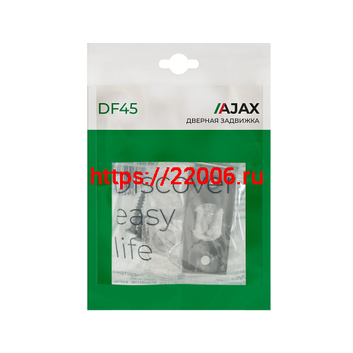 Задвижка Ajax (Аякс) врезная METDF-45 (DF-45) BL черный фото 2 Задвижка Ajax (Аякс) врезная METDF-45 (DF-45) BL черный фото 2