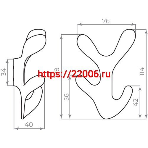 Крючок Ajax (Аякс) настенный MB-LM/K-005 SN матовый никель фото 8 Крючок Ajax (Аякс) настенный MB-LM/K-005 SN матовый никель фото 8