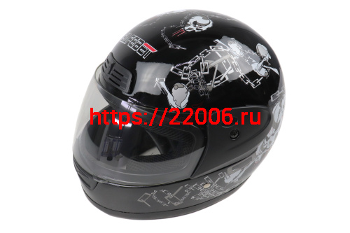 Шлем SAFEBET HF-109 чёрный глянцевый Q27 "S,M,L,XL,XXL" (интеграл) Шлем SAFEBET HF-109 чёрный глянцевый Q27 "S,M,L,XL,XXL" (интеграл)