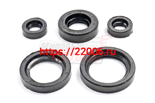 Набор сальников Урал коробки передач (5 шт.) Набор сальников Урал коробки передач (5 шт.)